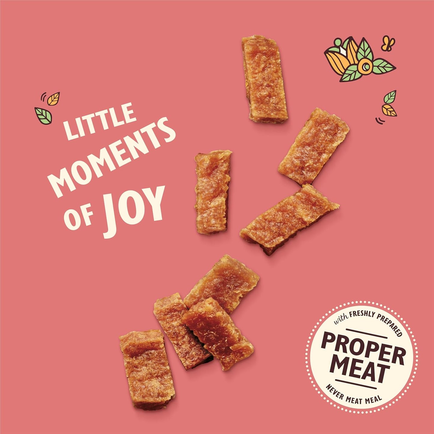 Friandises pour chiens au poulet et au saumon (70 g)