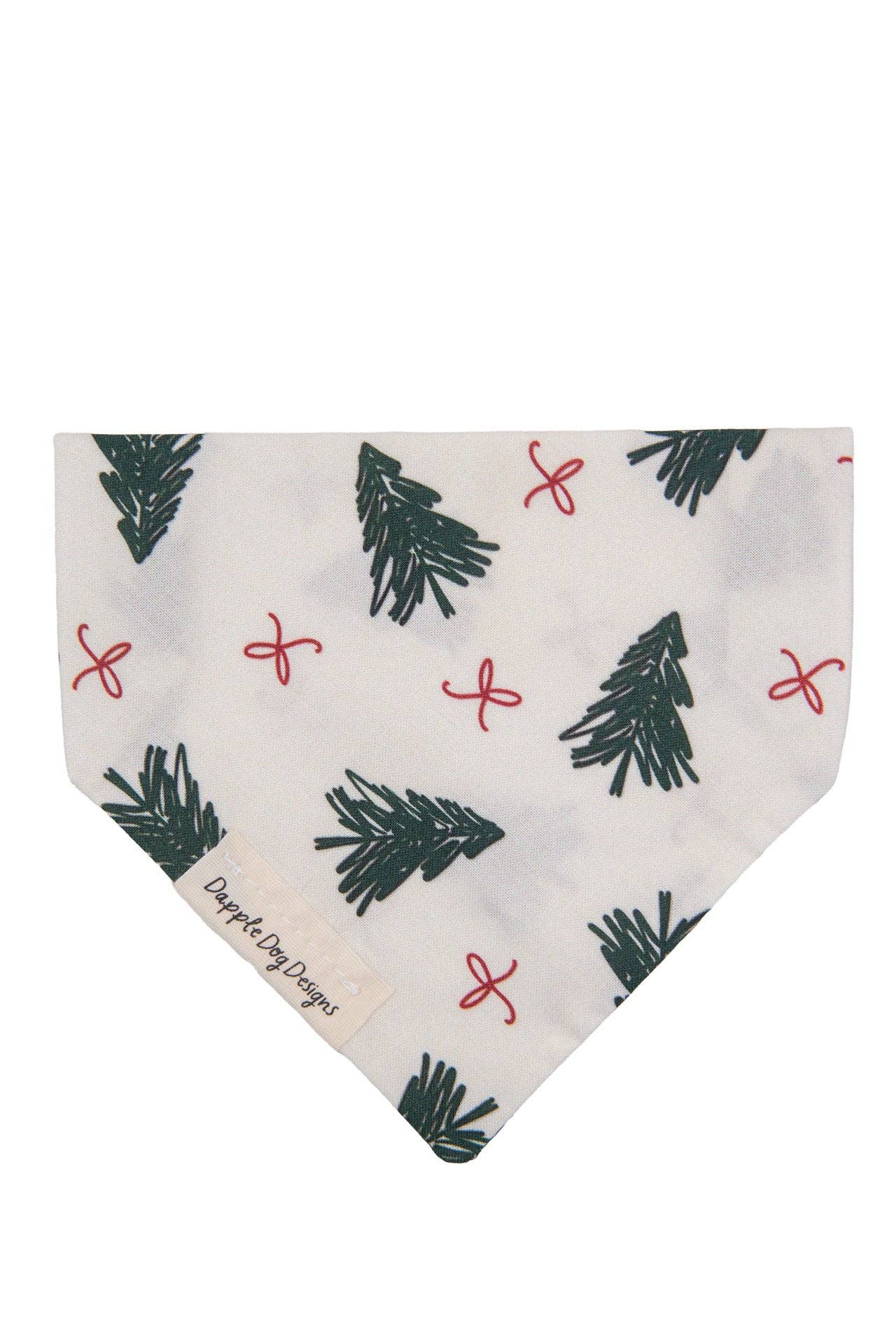 Bandana Arbres à feuilles persistantes - Bandana de Noël pour chien