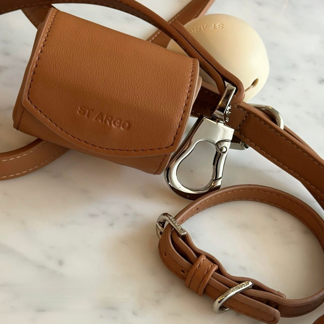 PORTE SAC À CROTTES - Marron