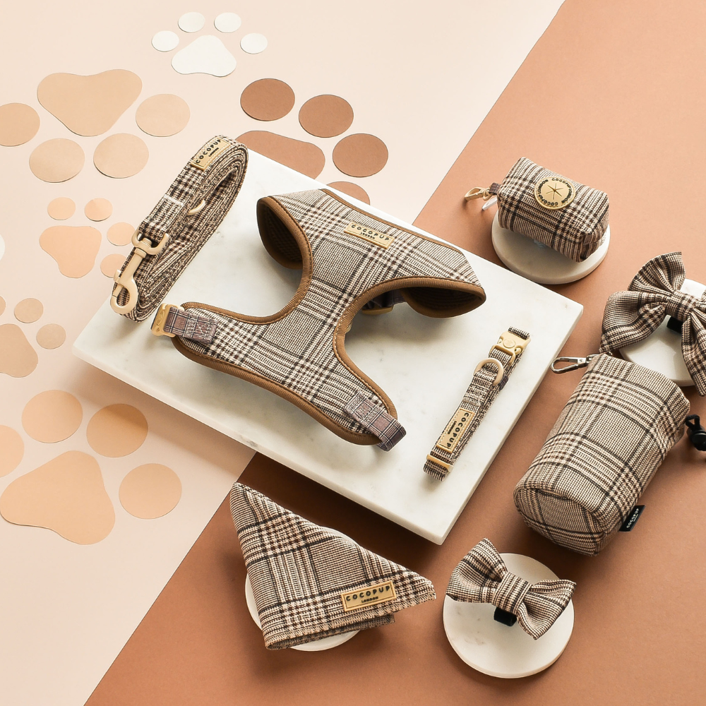 Harnais de cou réglable Pup Plaid