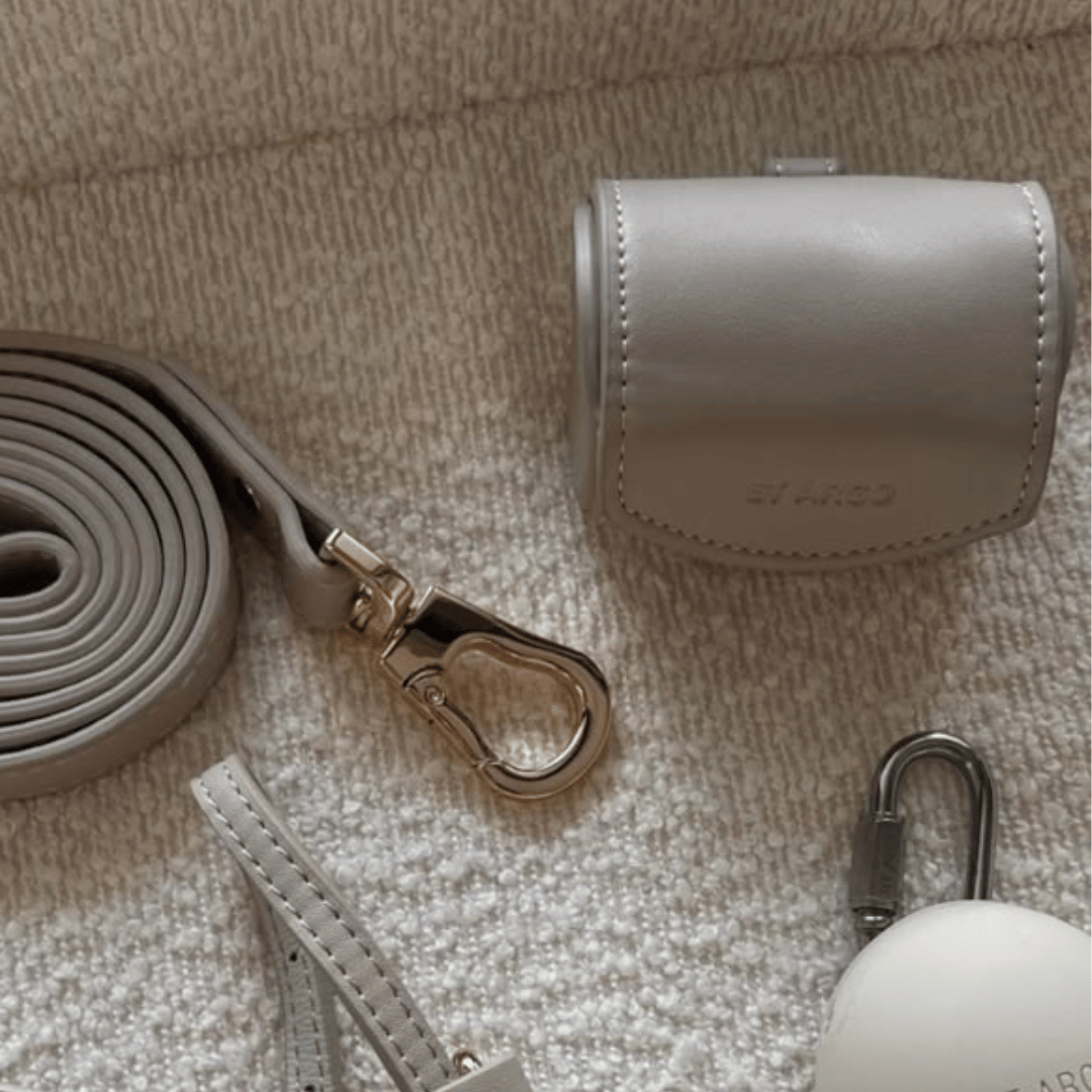 PORTE SAC À CROTTES - Taupe