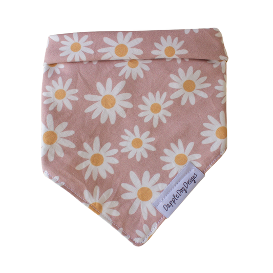 Spring Daisies Bandana - Spring Dog Bandana