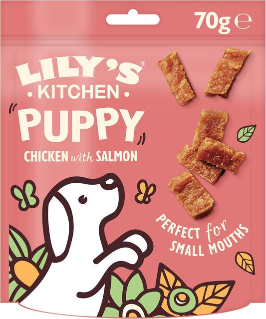 Friandises pour chiens au poulet et au saumon (70 g)