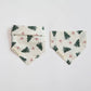 Bandana Arbres à feuilles persistantes - Bandana de Noël pour chien