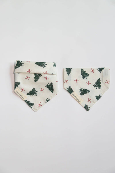 Bandana Arbres à feuilles persistantes - Bandana de Noël pour chien